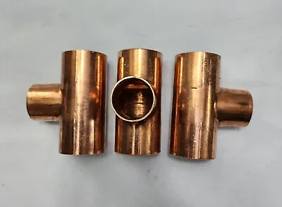 1-1/4  X 1-1/4  X 1  Copper  Reducing Tee  ( Only Sale Lote Of 25 Pcs ) • $274.99