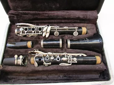 Vintage Beginners Used Selmer Bundy Clarinet W Hard Case FREE S/H • $75