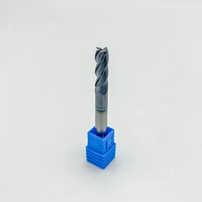 1/4  4 FLUTE CARBIDE END MILL - TiALN COATED - 3/4” LOC - .250 X .750 X 2.5 • $12