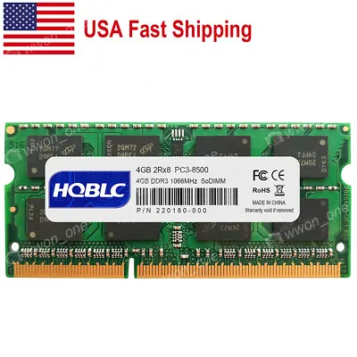 US 4GB 1066MHz DDR3-8500S 204pin Memory For MacBook Pro 13In 15In Mid-2010 A1278 • $17.99