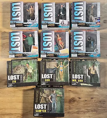 LOST Mcfarlane Action Figure Toys - Series 1 & 2 - NIB HTF Complete Set Of 10 • $399.99