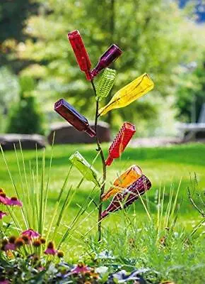Evergreen Garden Beautiful Summer Metal Bottle Tree Outdoor Decor - 14 X 62 X 12 • $38.99