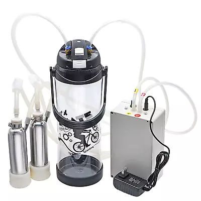 Milking Machine For Cows 3L Pulsation Vacuum Electric Suction Pump Milking Machi • $101.99