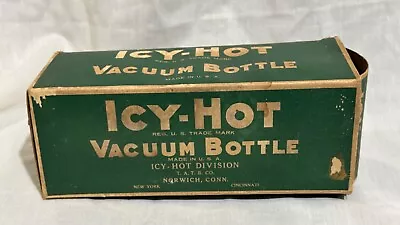 Vintage Antique THERMOS Icy-Hot Vacuum Bottle Box Free Shipping Rare (Box Only). • $29.99