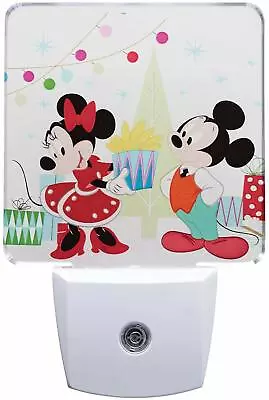 Department 56 Enesco Night Light Disney Mickey And Minnie Mouse White • $15.22
