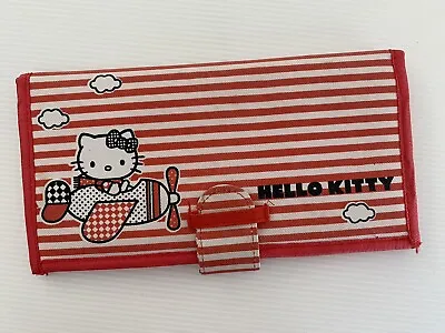 SANRIO Hello Kitty Striped Wallet / Document Holder 25 Cm Wide 13 Cm Height • $20