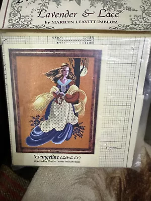 Lavender & Lace LL61- Evangeline - Cross Stitch Chart - CHART ONLY • £7