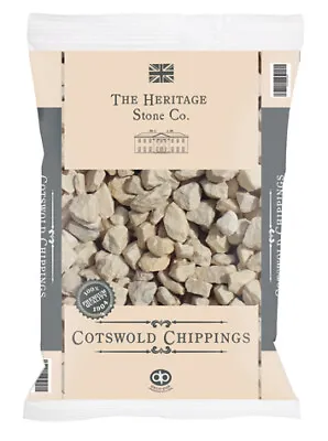 850kg Jumbo Bulk Bag Of Cotswold Chippings 20mm Chippings For Gardens & Drives • £16.99