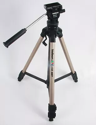 Velbon CX 687 F Professional Tripod  With Vel-Flo 9 PH-368 Fluid Head • $25