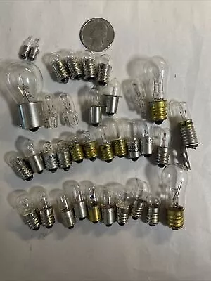 Lot Vintage Miniature Lamp Light Bulbs @CPU6 • $24.99