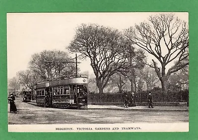 £7.50 • Buy Brighton Victoria Gardens Tramways Tram Pc Unused Ref L109