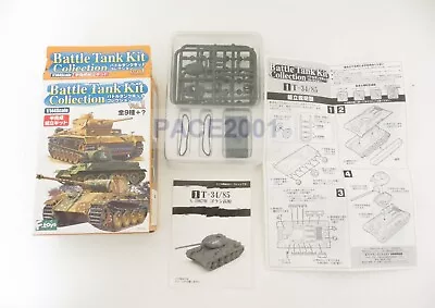 F-Toys 1/144 Scale Battle Tank Kit Vol 1 #1-S Russian T-34/85 Tank Golan Heights • $11.99