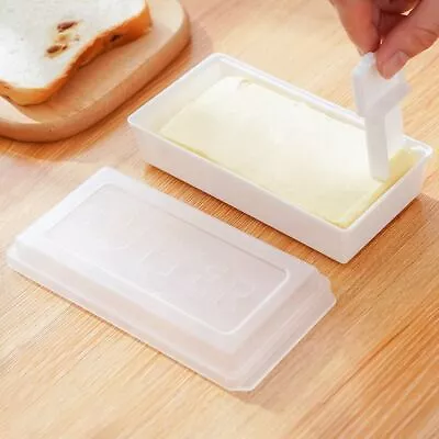 Plastics Butter Dish Dustproof Butter Box  For Refrigerator • $8.44