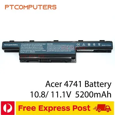 6 Cell Battery For Acer Aspire 7560 4741 5741G 5251 5733 5736 5742ZG 5750G 7551G • $44.51