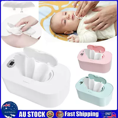 Portable Baby Wipes Warmer Wipe Heater Wet Dispenser Holder Travel Case Box AUS • $22.89