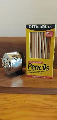 X-Acto KS Manual Pencil Sharpener + 80 Natural #2 Lead Pencils • $7.95
