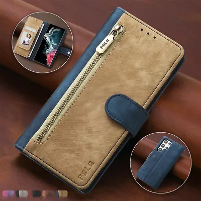 Magnetic Leather Wallet Card Case For Samsung Galaxy M33 M53 A51A71A32A52A72 A82 • $17.05