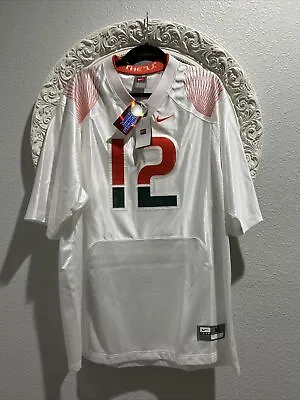 Nike Miami Hurricanes ‘The U’ Football Team Jersey Men’s Size XL NEW WITH TAGS • $64.50
