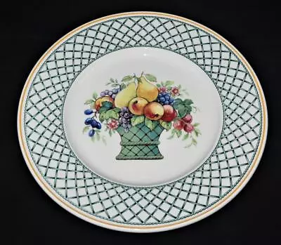 £28.44 • Buy Villeroy & Boch BASKET Black Backstamp, Dinner Plate, 10 1/2 
