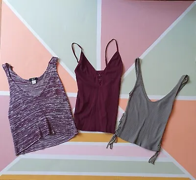 $45 • Buy 3 X Singlet Tops - Free People, Urban Outfitters Sz S