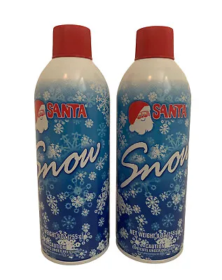 $19.99 • Buy 2x Santa Snow Christmas Flocking Spray 9oz Cans 🚀 Next Day Air