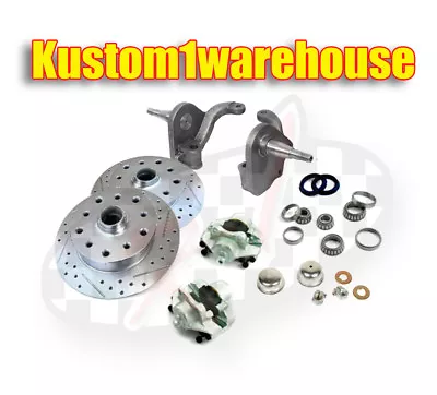 VW Front 2.5  Dropped Lower Spindle Disc Brake Conversion Kit 5 X 4 3/4 Chevy • $559