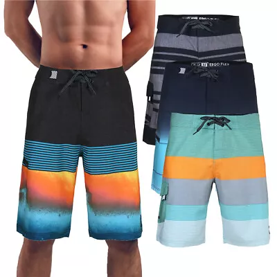 Beautiful Giant Men's Lightweight Fast Dry Swimwear Board Shorts With Stretch • $22.99