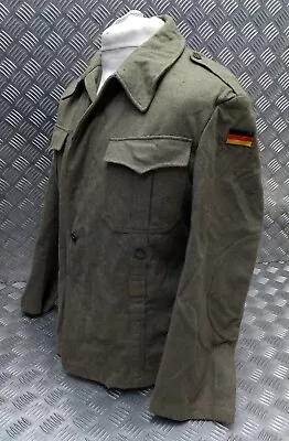 Vintage Field Jacket German Army 1960s Pattern Wool Serge Bundeswehr 104cm • $238.01