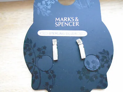 Marks And Spencer Sterling Silver Earrings • £6