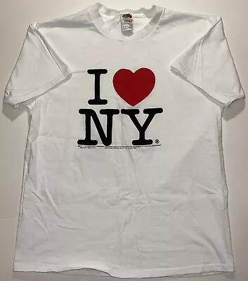 Vintage I Love NY T Shirt Mens Large L Casual I Heart NY Streetwear 90s Y2K VTG • $24.99