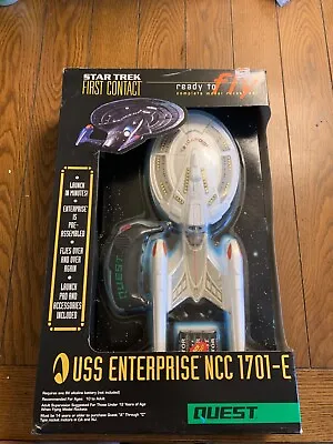 $29.99 • Buy Star Trek First Contact USS Enterprise NCC 1701E Model Rocket Set, Quest