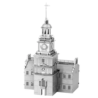 Fascinations Metal Earth Independence Hall 3D Laser Cut Steel Model Kit MMS157 • $10.95