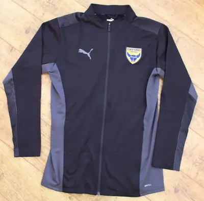 Oxford United PUMA Black Tracksuit Top Size S Excellent Condition • £8.99