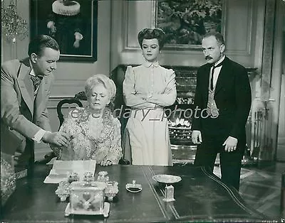 1951 Kind Lady Original Press Photo Ethel Barrymore Maurice Evans • $6