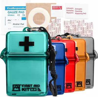 30 Pieces Mini First Aid Kit Water-Resistant Survival Equipment For Camping • $20.59