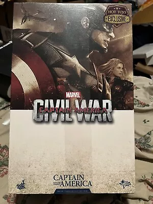 Hot Toys Captain America Battling Version Civil War 1/6 • $125