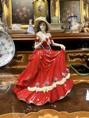 A Coalport Figurine  Anniversary Wishes  Cm 23tall • £90