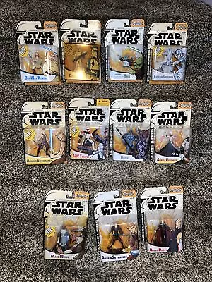 Star Wars Animated Cartoon Network Action Figures Lot Of 11 General Grievous • $99.99