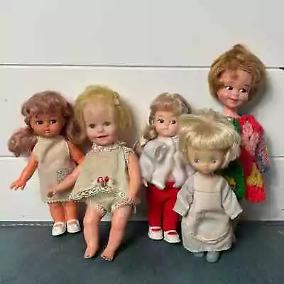 Vintage Kitschy Big Eye Japan Doll Lot • $38