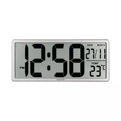 Acctim Date Keeper Jumbo LCD Wall/Desk Clock With Autoset 22357 • £92.25