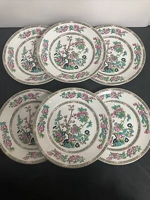 Set Of 6 Vintage Bridgwood Sampson Indian Tree Design Plates • £24.95