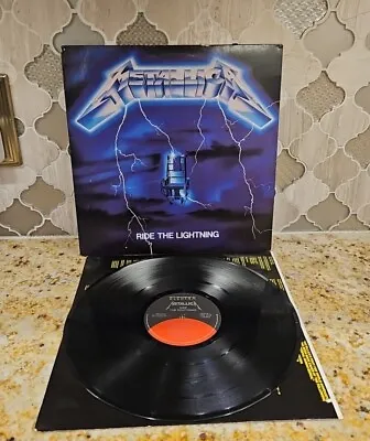 Metallica Ride The Lightning Elektra Records 60396-1 Vintage 1984 Release! Read! • $149