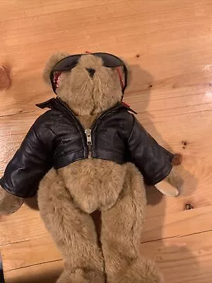 VERMONT TEDDY BEAR From Biker Rally Limited Edition • $25