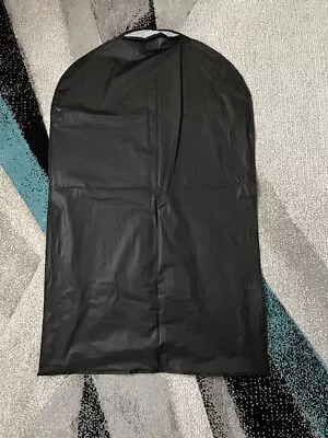 Macy’s Black Vinyl Zipper Front Garment Bag (NWOT) (38” X 23”) • $7.99