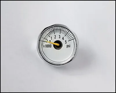 Micro Gauge 1 Inch 5000PSI High Pressure For HPA Nitro Air CO2 Tank Systems  • $5.99