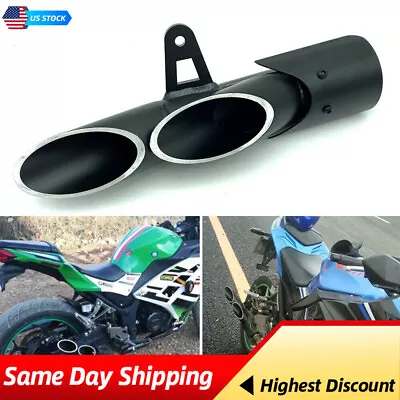 Motorcycle For Yamaha YZF-R6 Dual-outlet Exhaust Tail Pipe Muffler Tailpipe Tip • $54.88