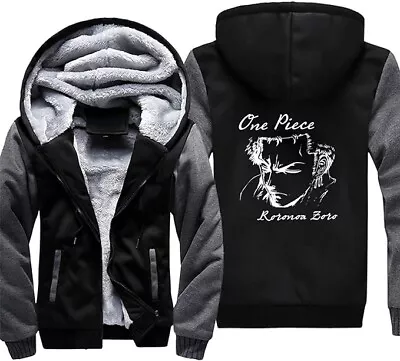 ELEFINE Boys Men's One For Piece Fleece Thick Hoodies Piece Cosplay Pirate SZ L • $29.99