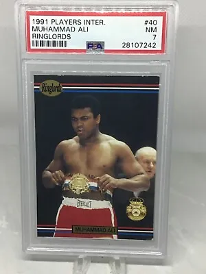 1991 Players International #40 Muhammad Ali PSA 7 • $25