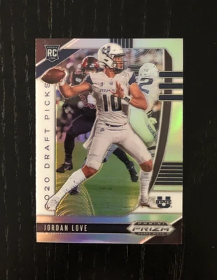 $15 • Buy Jordan Love 2020 Panini Prizm Draft Picks Silver Prizm Rookie Card