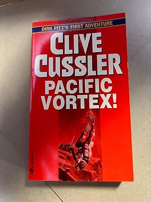 Pacific Vortex!  By Clive Cussler Paperback Book DIRK PITT'S FIRST ADVENTURE • $9.99